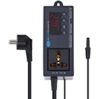 Los mejores  - LONDAFISH Controlador de temperatura digital inteligente LED- controlador de temperatura de doble función de…
